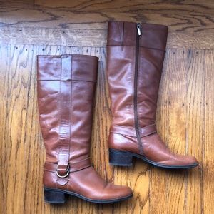 ❌SOLD❌ Bandolino leather chestnut riding boots